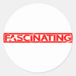 Fascinating Stamp Classic Round Sticker