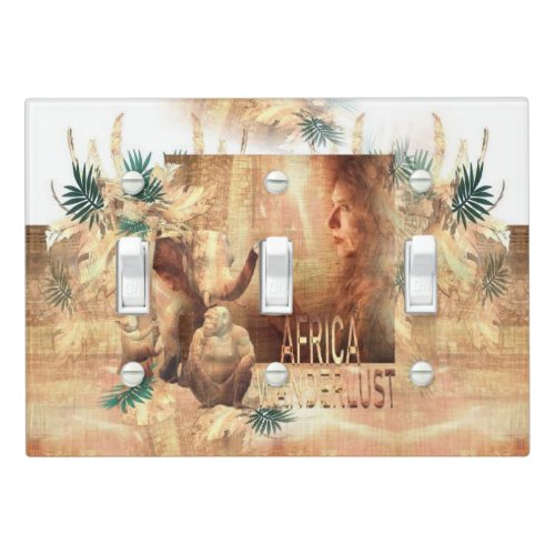 Fascinating Wanderlust African Touch Safari Breeze Light Switch Cover