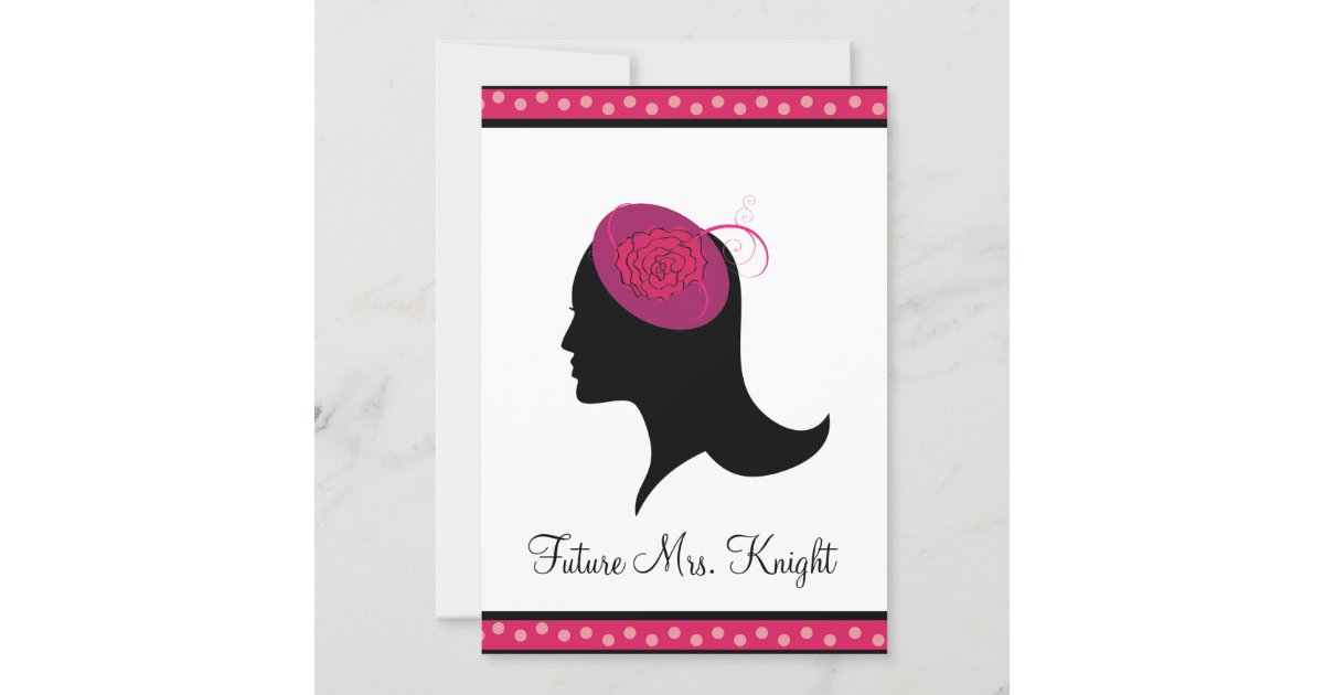 Fascinator Hat Tea Bridal Shower Invitation Zazzle