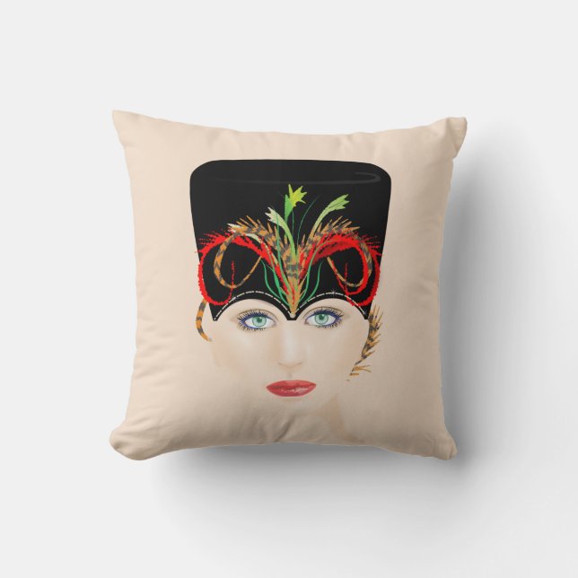 Fascinators - Cossack Throw Pillow (Front)