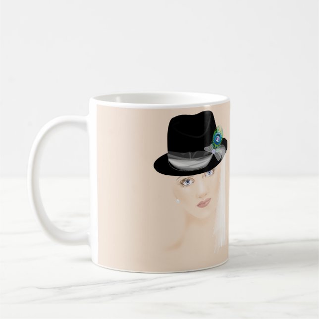 Fascinators - Fedora Coffee Mug (Left)
