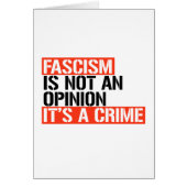 Fascism is not an opinion (Front)