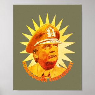 Fascist Commander in Cheese  Poster