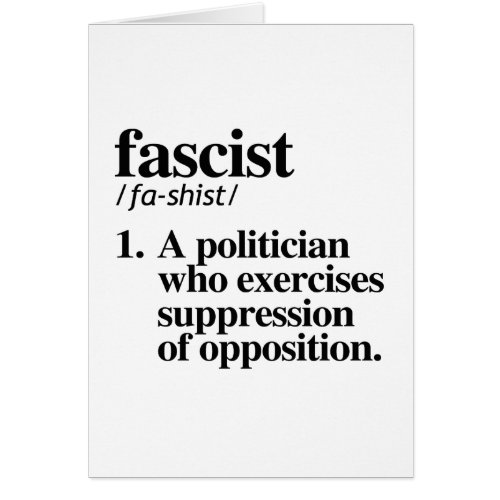 Fascist Definition