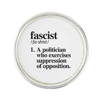 Fascist Definition Lapel Pin