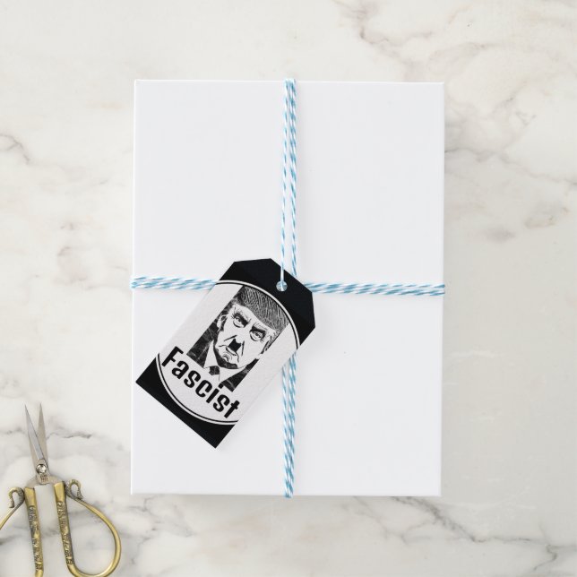 Fascist Trump Gift Tag (With Twine)