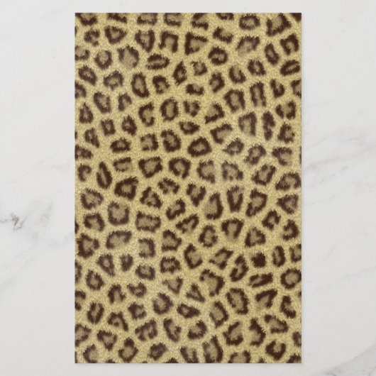 Fashinable leopard skin fluffy fur effect (Front)