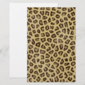 Fashinable leopard skin fluffy fur effect (Front/Back)