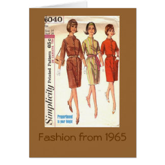 Fashion 1965 cards