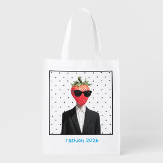 Fashion 2026 – Stylish Strawberry Tote Bag Make a