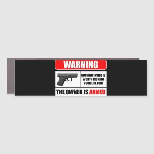 Fashion 2PCs 2nd Amendment Handgun Pistol Gun Owne Car Magnet