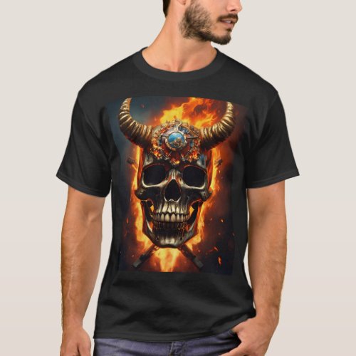 Fashion a death metal design  T_Shirt