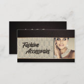 Fashion Accessories & Jewelery Business Card (Front/Back)