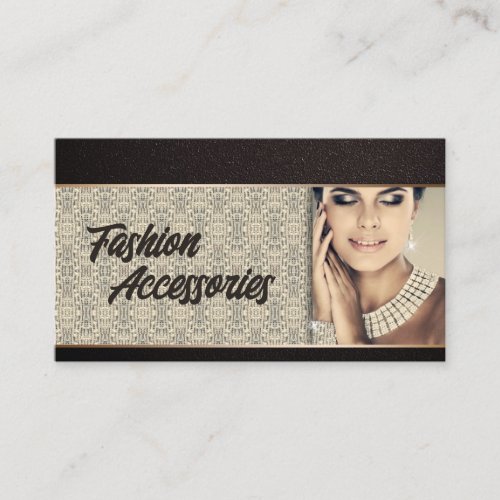 Fashion Accessories &amp; Jewelery Business Card