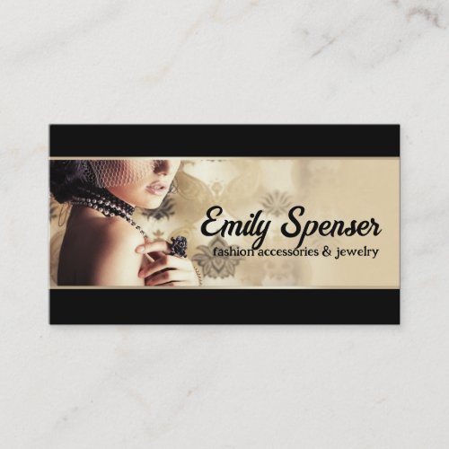 Fashion Accessories &amp; Jewelry Business Card