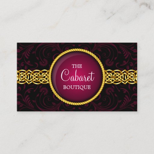 Customizable Fashion Accessory and Jewelry Business Cards