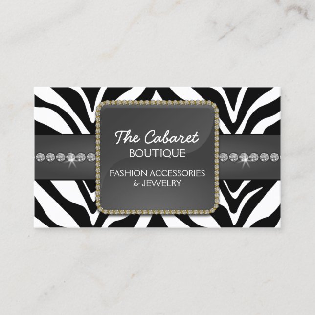 Fashion Accessory & Jewelry Business Card (Front)