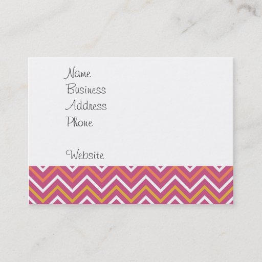 Customizable Fashion Always in Style 1900s Women on Chevron Business Card