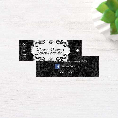 Fashion and Accessory Boutique Hang Tags Business Card Templates