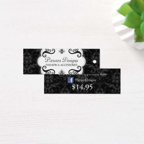 Fashion and Accessory Boutique Hang Tags Business Cards