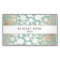 Fashion and Beauty Gold Turquoise Spotted Pattern