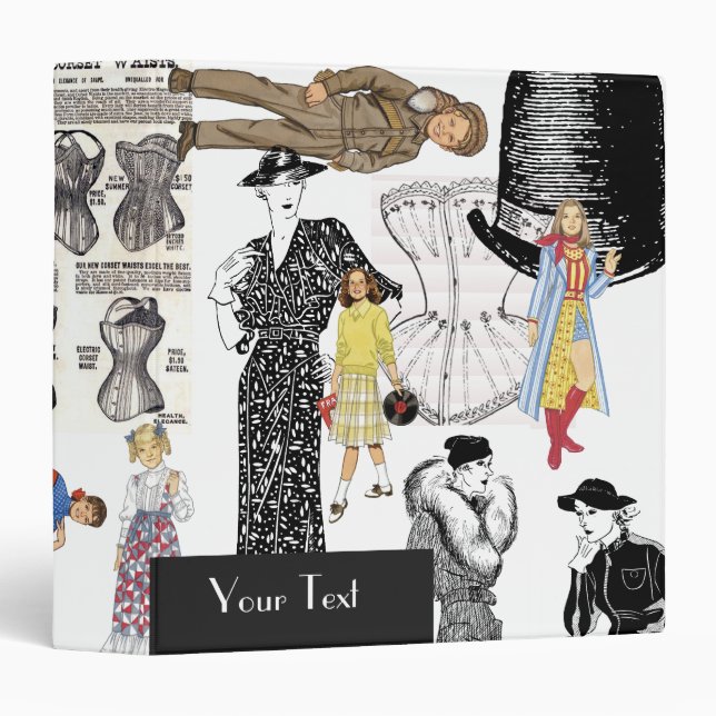 Fashion and More Fashion Binder (Front/Spine)