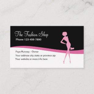 Fashion Apparel Shop Business Card