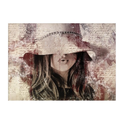 Fashion Artwork Model Wall Art Acrylic Print