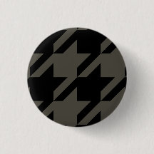 Fashion Badge, Dogtooth Patterned, Dogtooth Badge