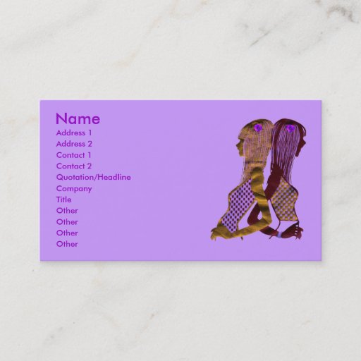 Customizable Fashion Beauty Business Card Templates