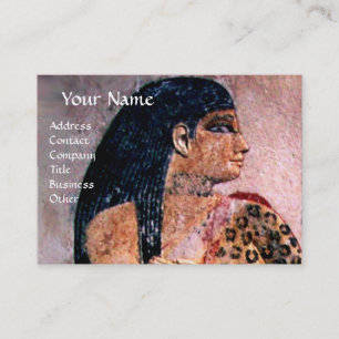 FASHION & BEAUTY OF ANTIQUE EGYPT MONOGRAM BUSINESS CARD