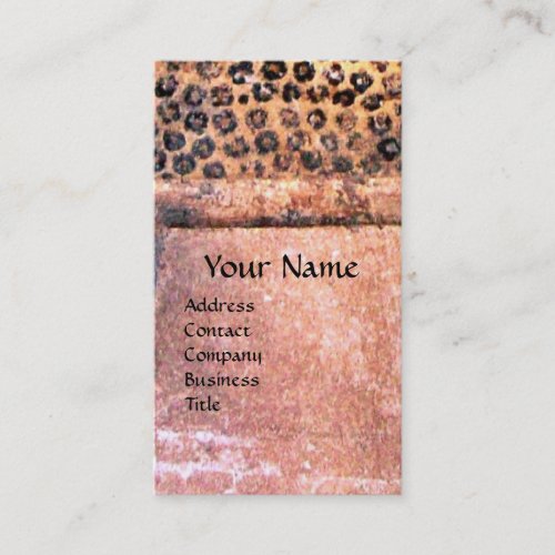FASHION  BEAUTY OF ANTIQUE EGYPT MONOGRAMpink Business Card