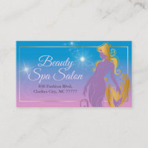 Fashion beauty spa salon mermaid illustration