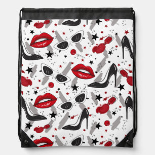 Fashion Beauty Style Drawstring Backpack