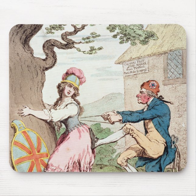 Fashion Before Ease or A Good Constitution...' Mouse Pad (Front)