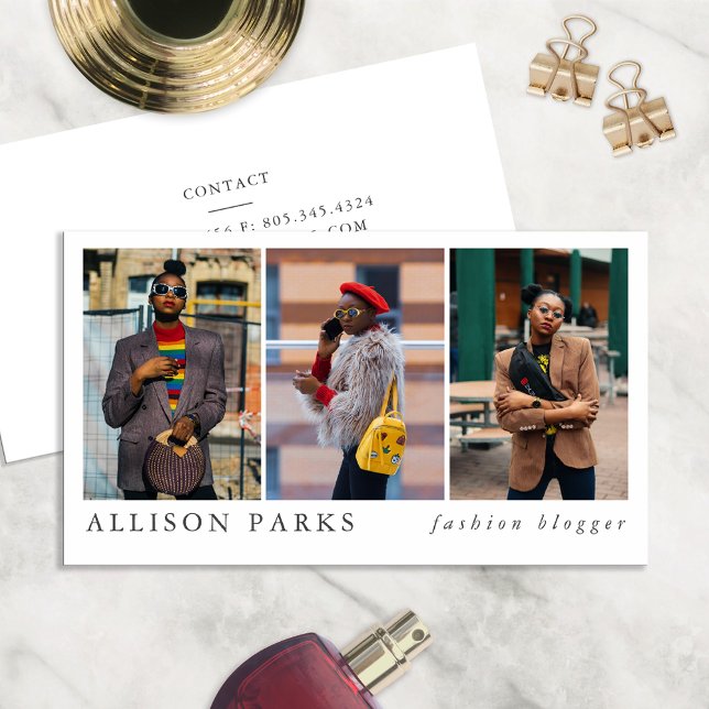Fashion Blogger / Stylist / Other Business Card (Creator Uploaded)
