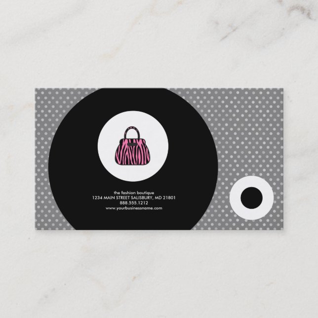 Fashion Boutique Business Cards (Front)