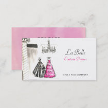Fashion Boutique Couture Dressmaker  Business Card