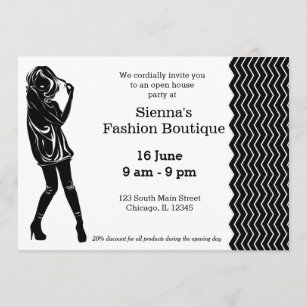 Pin by Thùy Linh on Voucher  Fashion show invitation, Pop up invitation,  Store launch invite