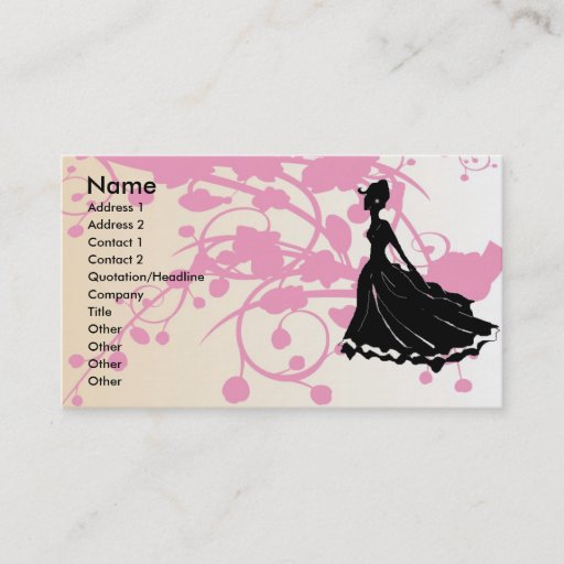 Customizable Fashion Boutique or Salon Business Card