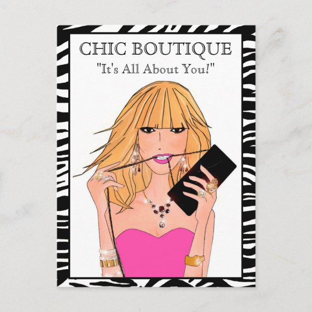 Fashion Boutique Postcards (Front)