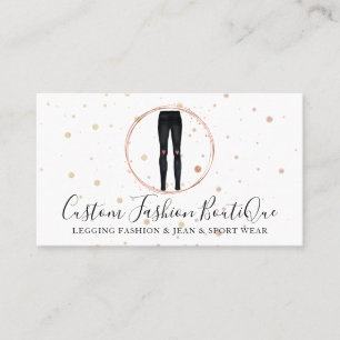 Fashion Boutique Trousers Leggings Business Card