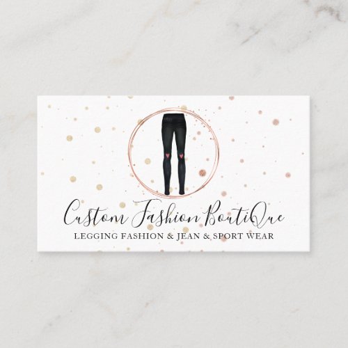 Fashion Boutique Trousers Leggings Business Card