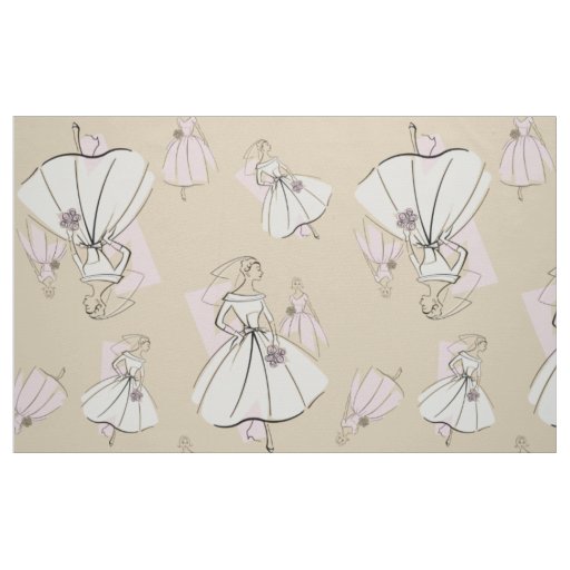 Fashion Bride Neutral Group Multi large pattern Fabric