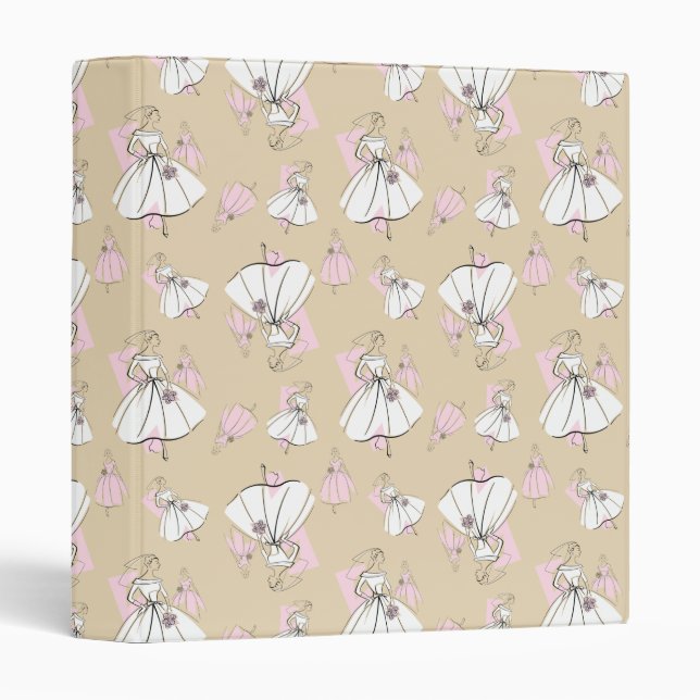 Fashion Bride Neutral Group Multi ring binder (Front/Spine)