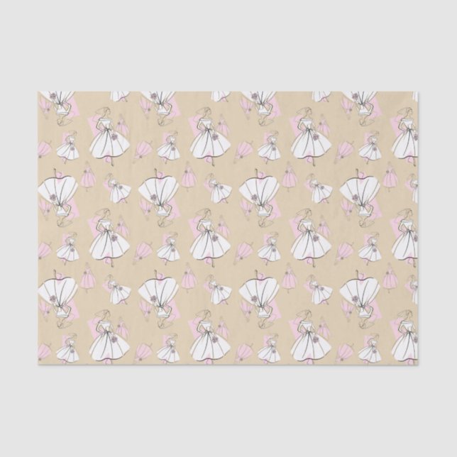 Fashion Bride Neutral Group multi tissue paper (Front)