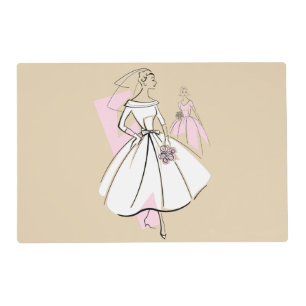 Fashion Bride Neutral Group placemat