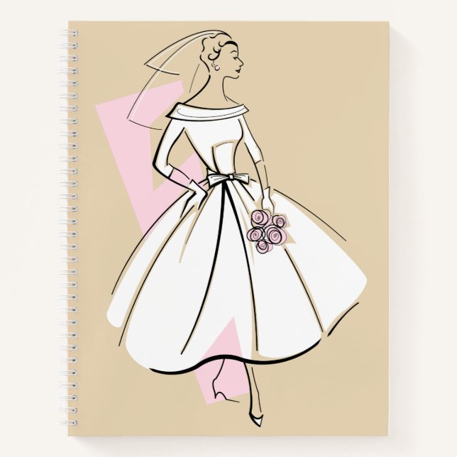 Fashion Bride Neutral notebook (Front)