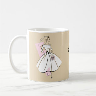 Fashion Bride Neutral Text mug