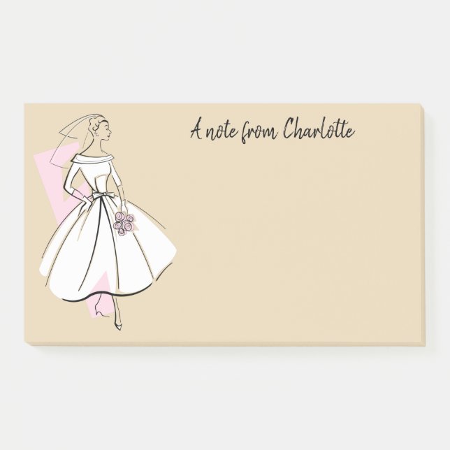 Fashion Bride Neutral Text notes (Front)